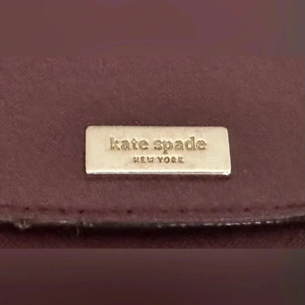 Kate Spade Laurel Way Winni Chocolate Cherry Crossbody Wallet